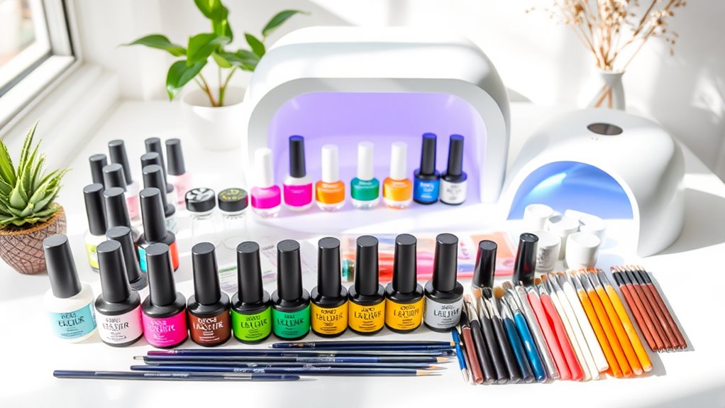 beginner friendly gel kit selection