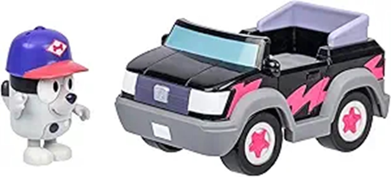 bluey themed pizza play vehicle