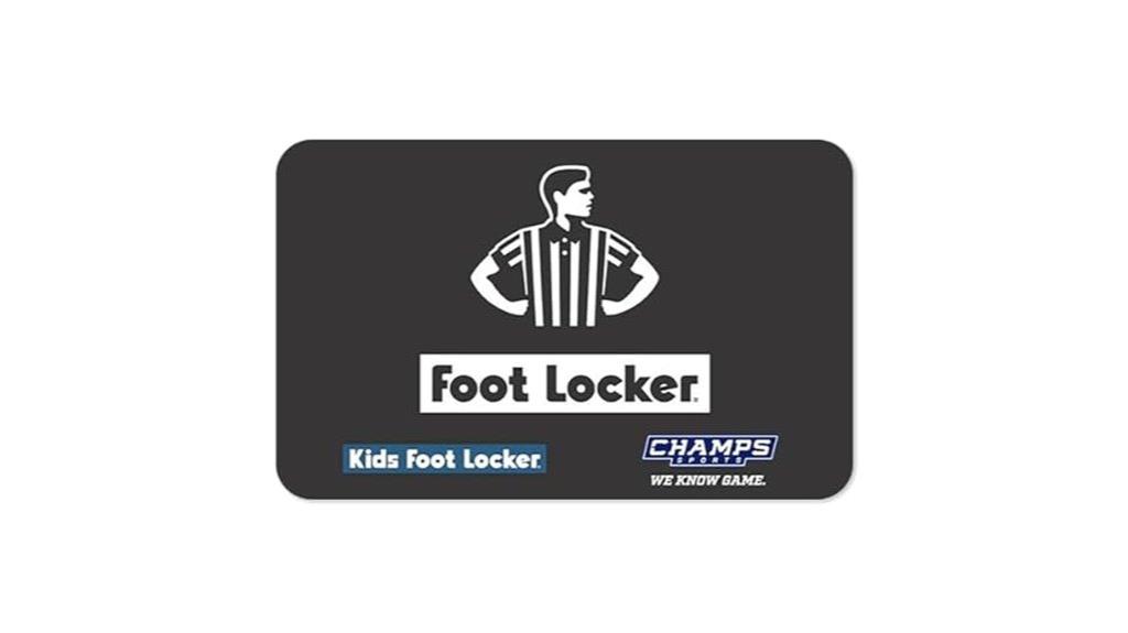 footwear gift card online