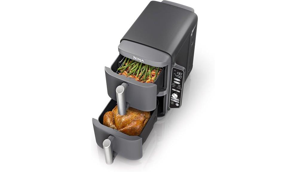 large double basket air fryer