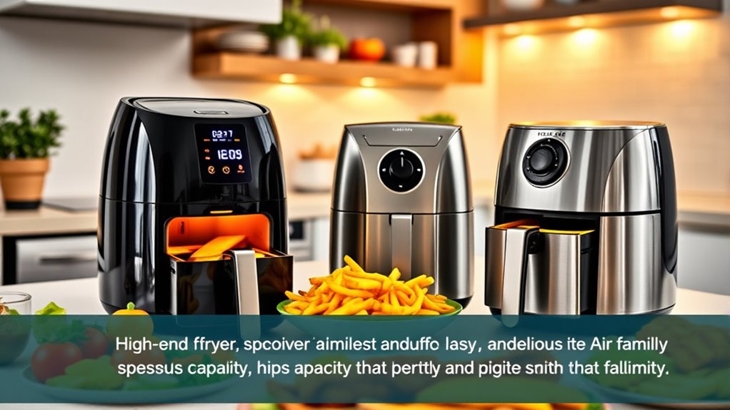 large family air fryers