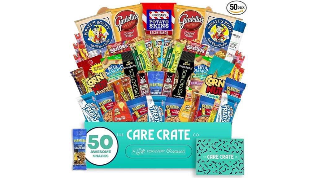 men s 50 piece snack collection