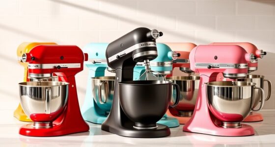 top kitchenaid mixer colors