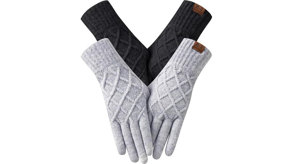 winter women s touch gloves