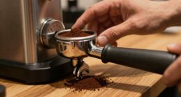 adjusting grinder for optimal espresso