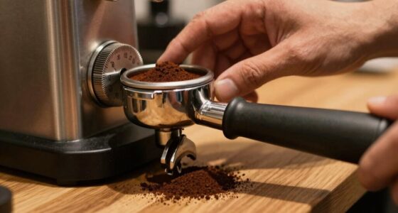 adjusting grinder for optimal espresso
