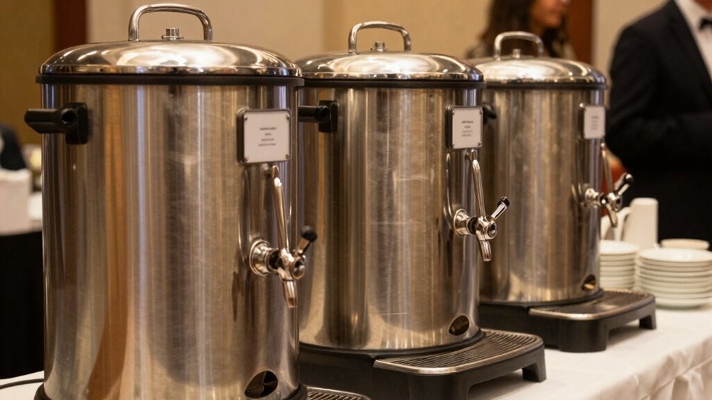 choosing durable safe coffee urns