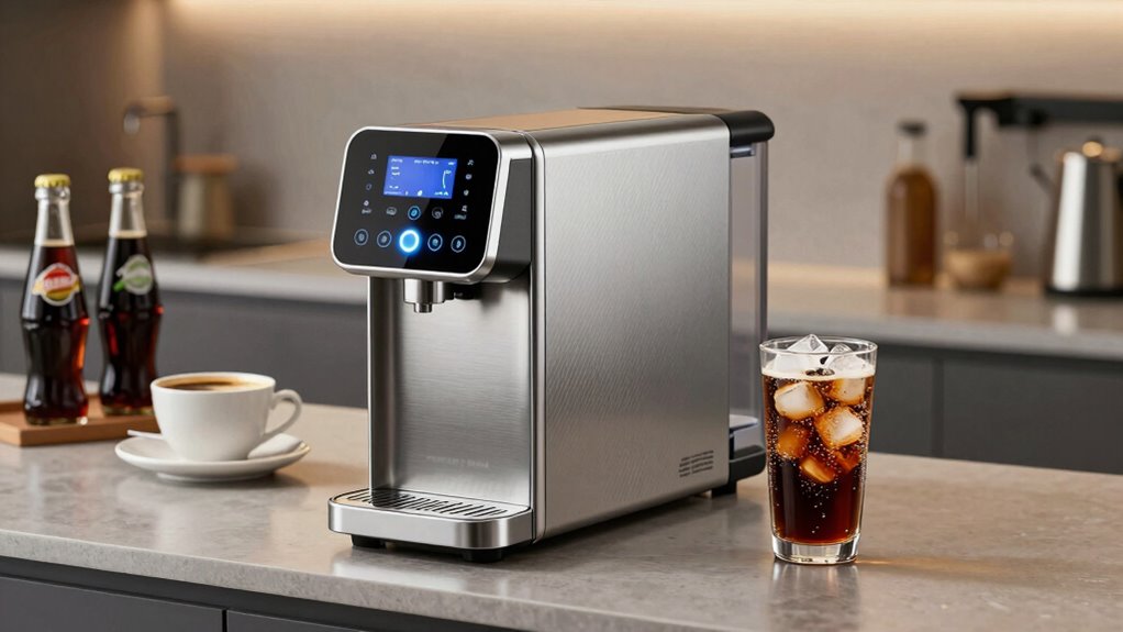 coffee soda carbonation options