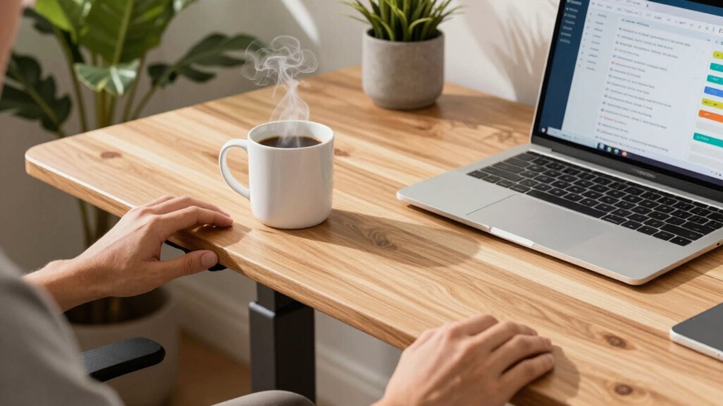 ergonomic coffee break routine