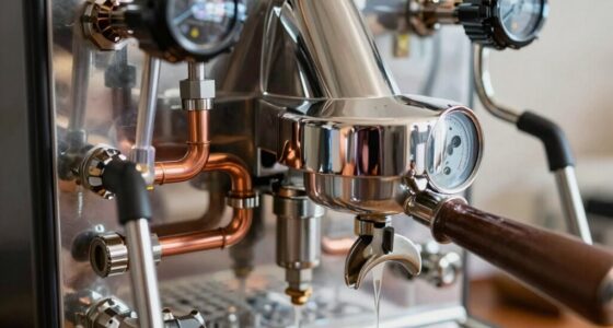 espresso machine plumbing setup