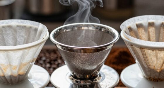 filter material impacts flavor