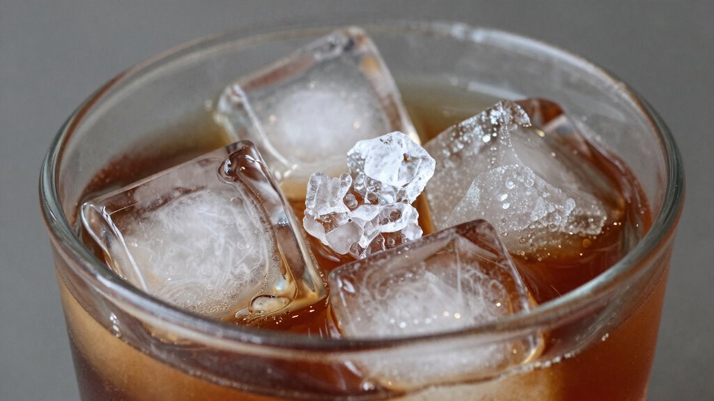 ice type affects drink