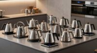 luxury coffee and tea kettles