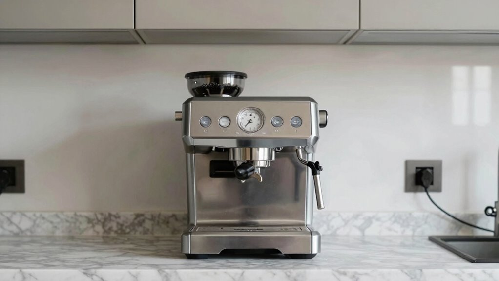 optimal espresso machine placement