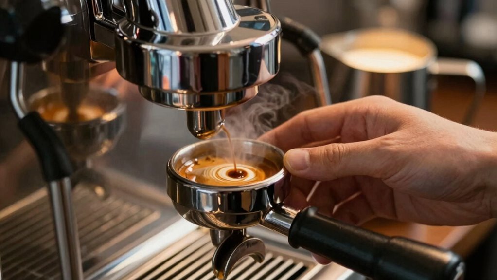 pre infusion ensures even extraction