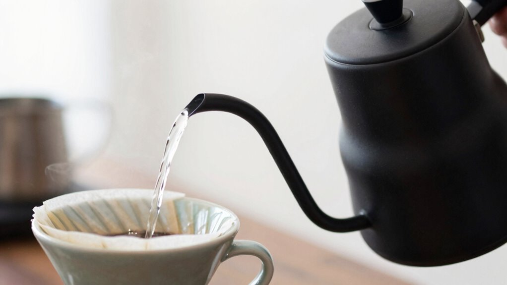 precise controlled coffee pouring