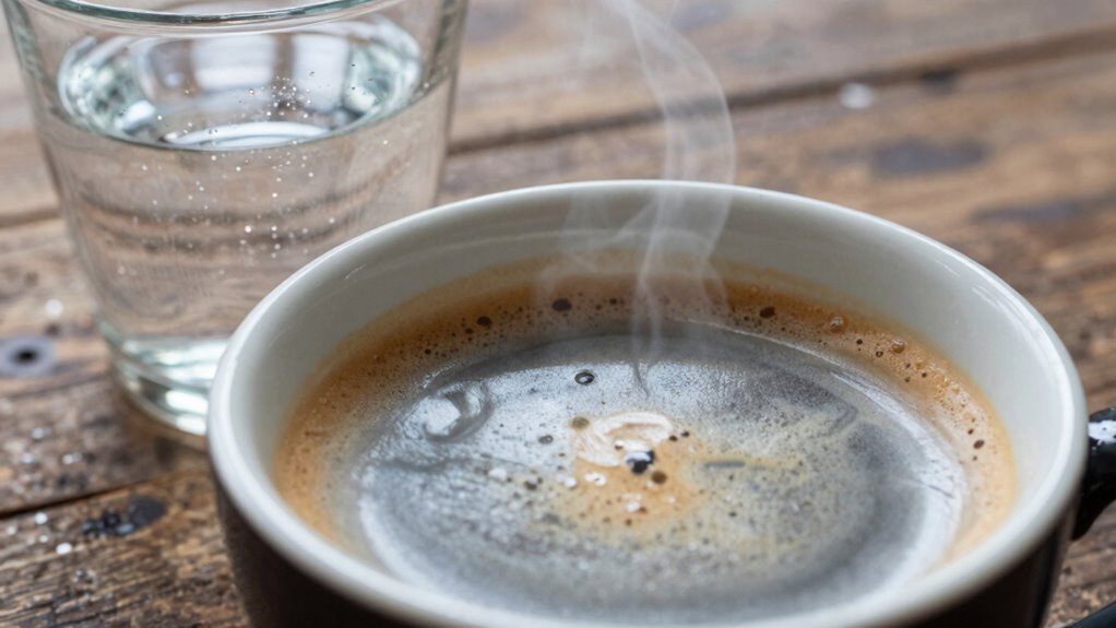 prevent metallic coffee taste