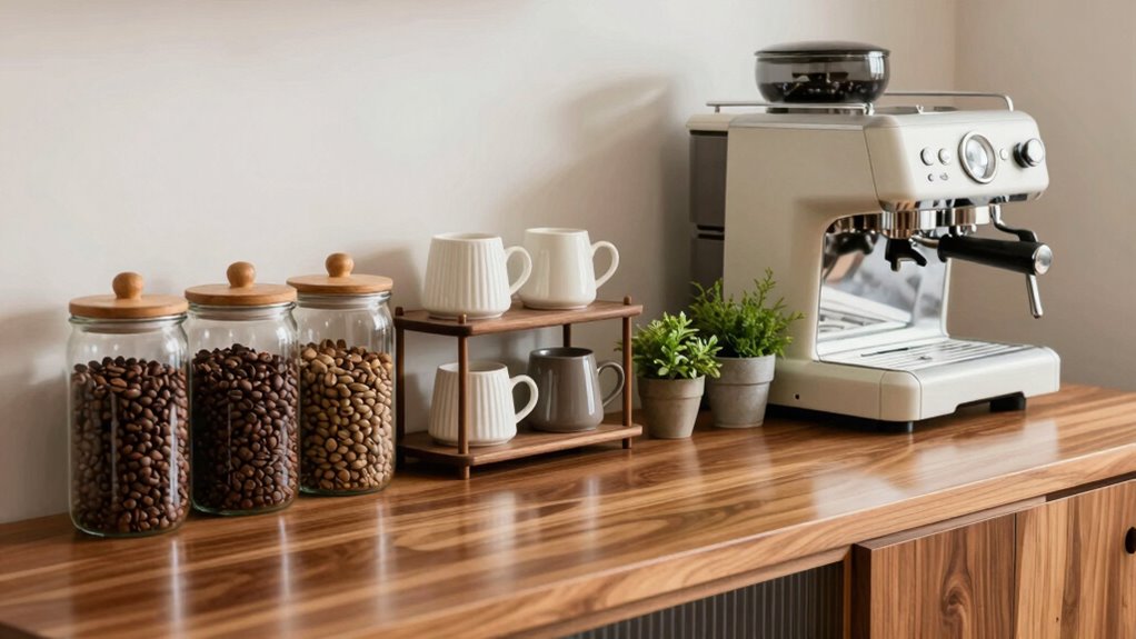 simplify coffee station organization
