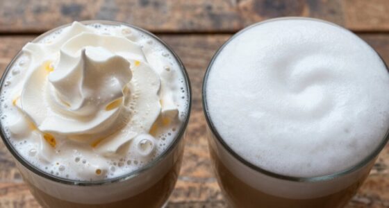 texture variation between frothers