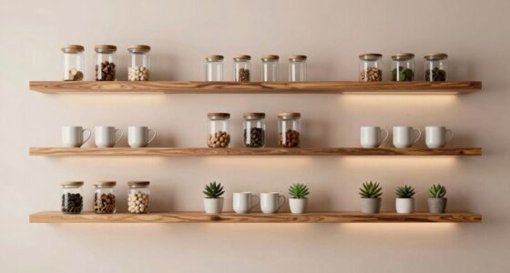 top coffee bar shelves