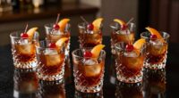 top coffee old fashioned glasses