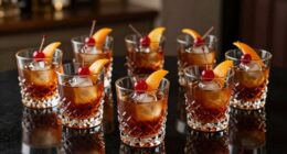 top coffee old fashioned glasses