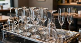 top glassware drying racks