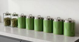 top green coffee storage options