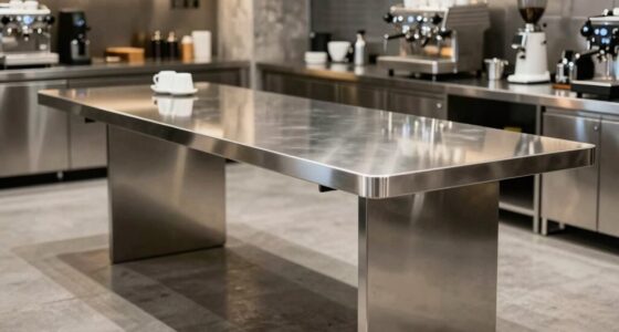 top stainless steel coffee tables