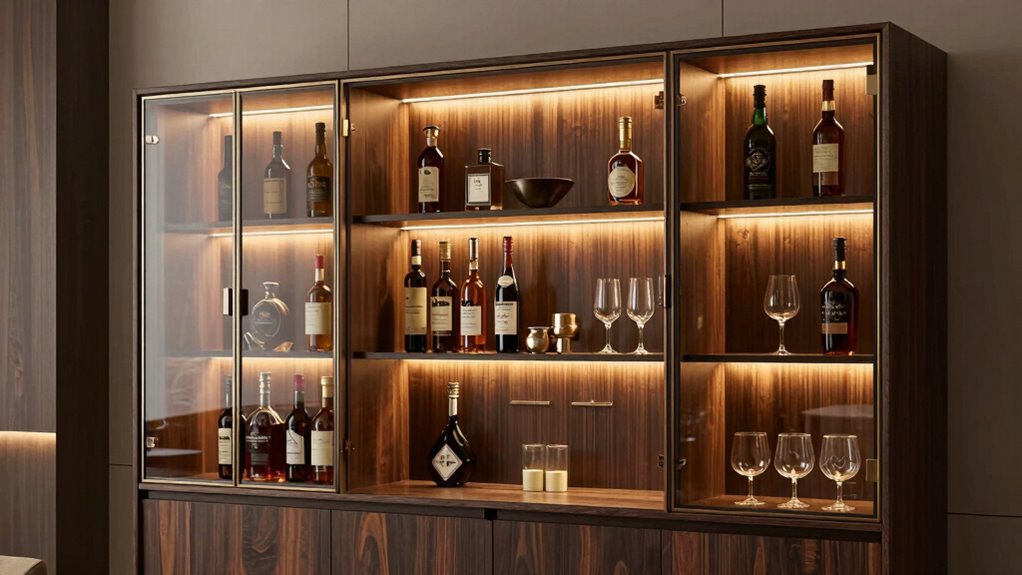 top storage lighting home bars
