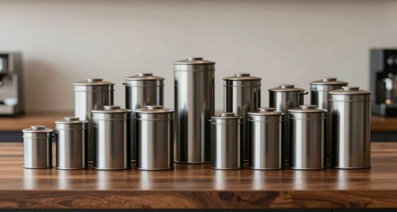 top vacuum coffee canisters