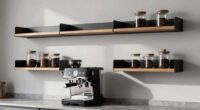 top wall shelves for espresso
