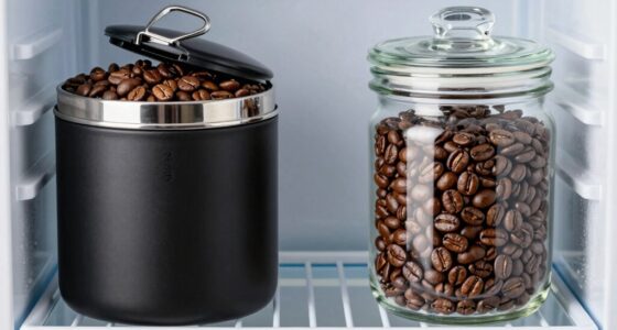 vacuum canisters preserve coffee