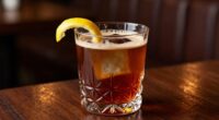 bitter boozy coffee cocktail