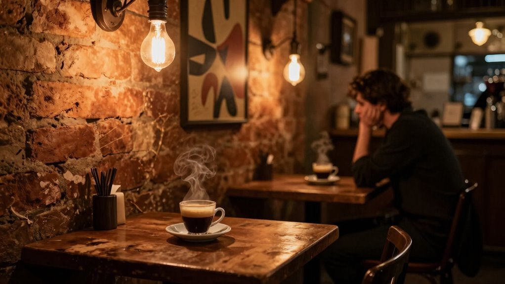 caf s symbolize urban intimacy
