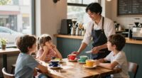 children s behavior in cafes
