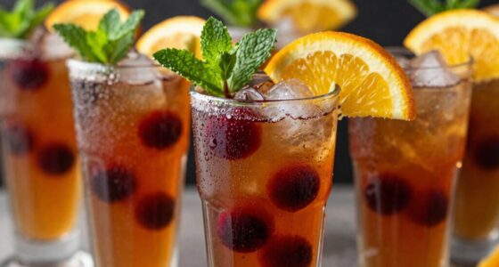 coffee based tart mocktails