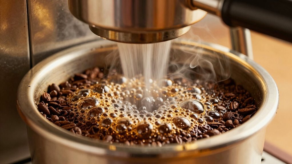 coffee bloom enhances extraction