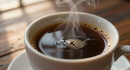 coffee cools sweetness intensifies