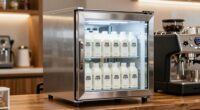 coffee shop milk storage