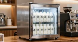coffee shop milk storage