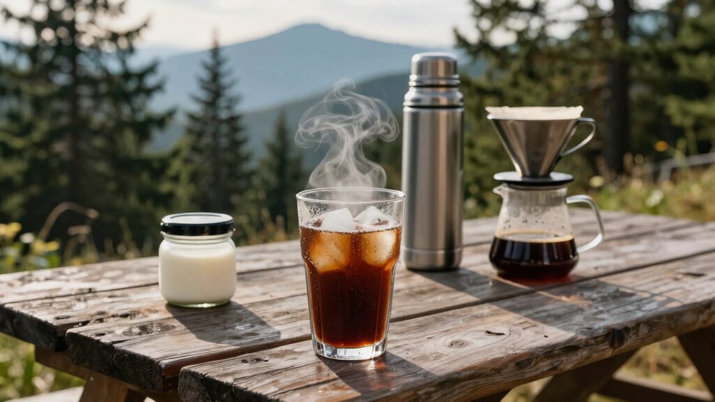 cold brew camping preparation