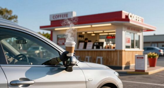 convenient morning coffee run