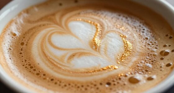 cream enhances cappuccino flavor