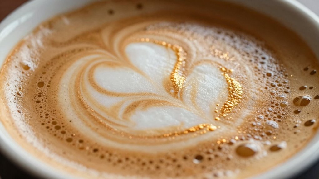 cream enhances cappuccino flavor