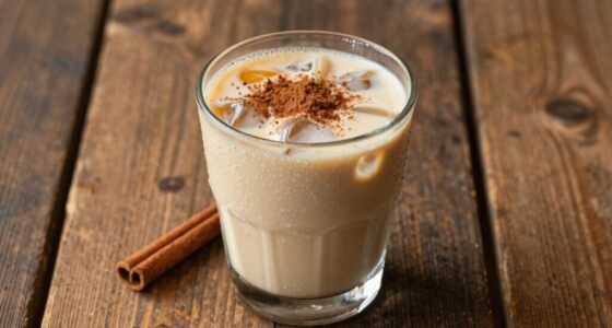 creamy cinnamon spiced refreshment