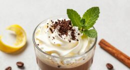 elegant coffee garnish ideas