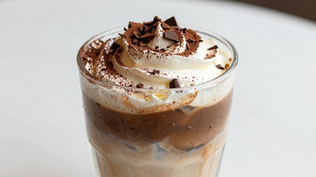 elegant tiramisu iced coffee