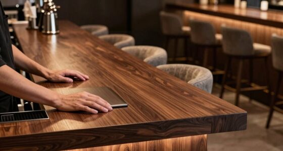 ergonomic coffee bar design