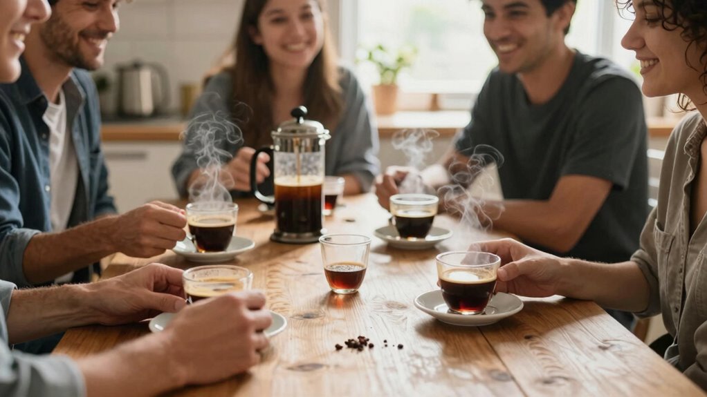 home coffee tasting experience